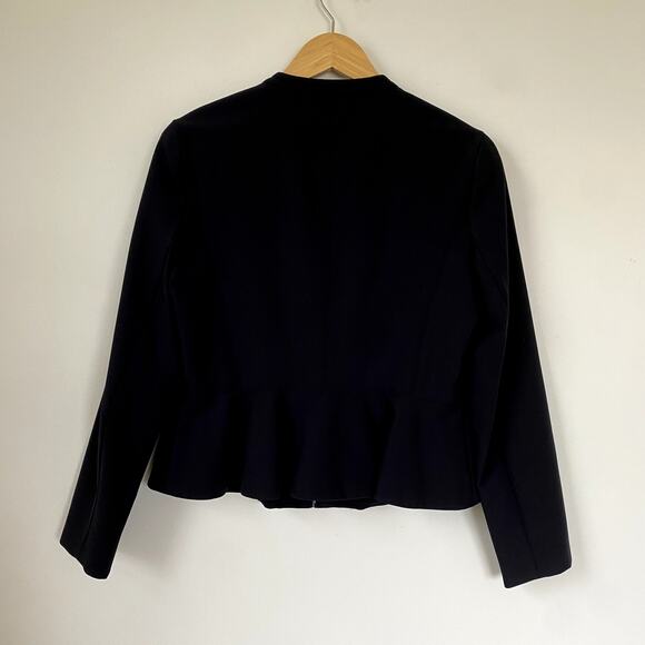 Rebecca Taylor Ava Zipper Front Peplum Jacket - Picture 8 of 8
